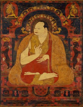 Portrait of a Lama Buddhism Oil Paintings